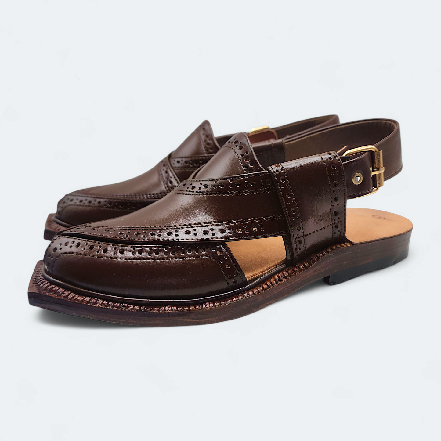 Luxure Premium Shaheen Sandal ( Brown )