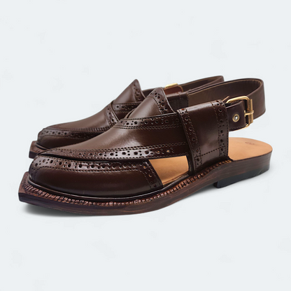 Luxure Premium Shaheen Sandal ( Brown )