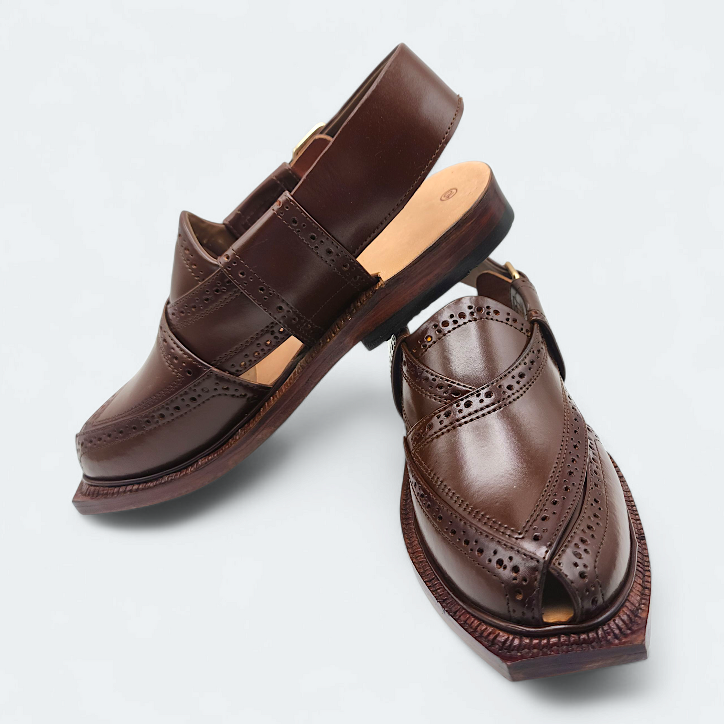 Luxure Premium Shaheen Sandal ( Brown )