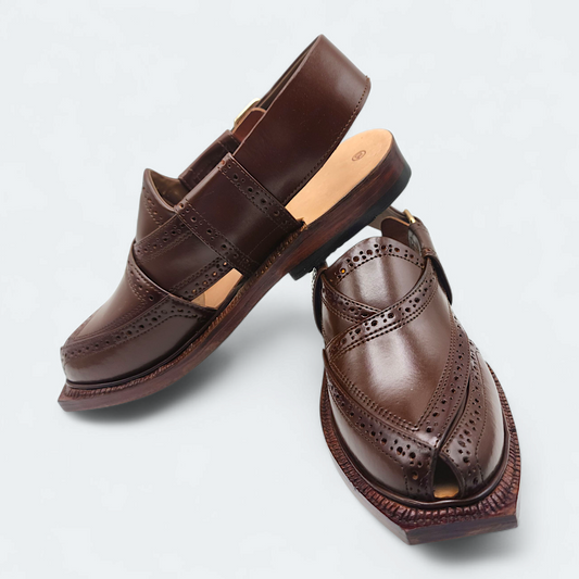 Luxure Premium Shaheen Sandal ( Brown )