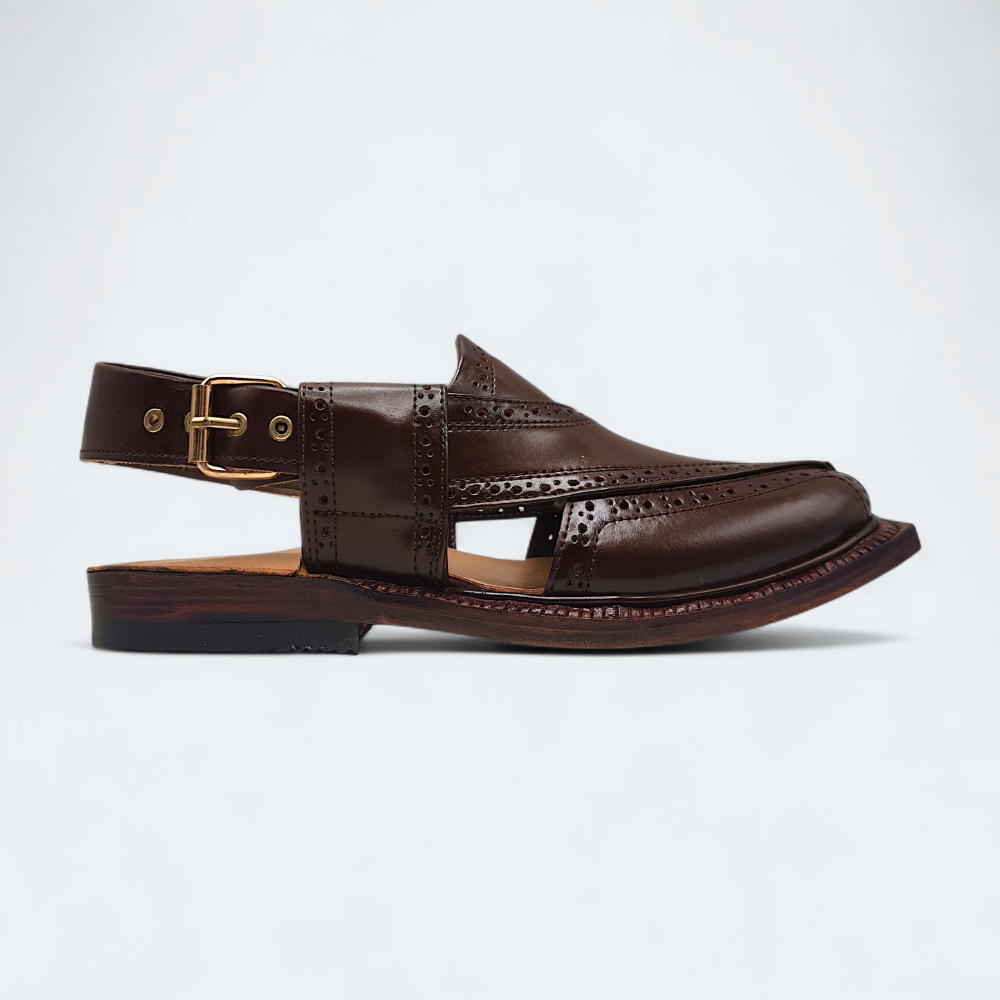 Luxure Premium Shaheen Sandal ( Brown )