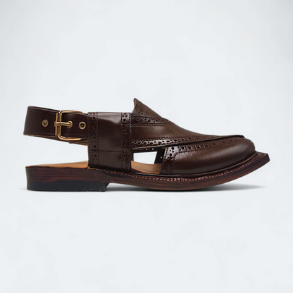 Luxure Premium Shaheen Sandal ( Brown )