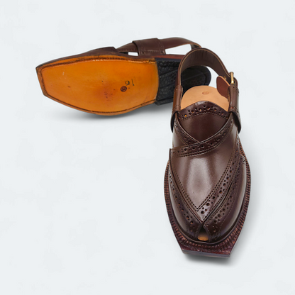 Luxure Premium Shaheen Sandal ( Brown )