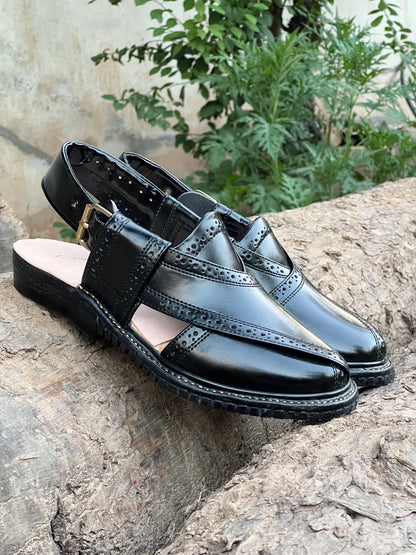 Kingra Sandal By LuxureWear(Black)